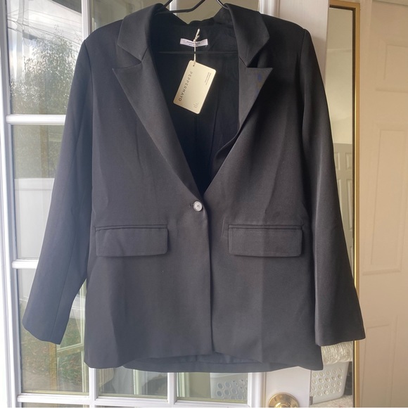 Black single button blazer US2 peppermayo - Picture 6 of 8